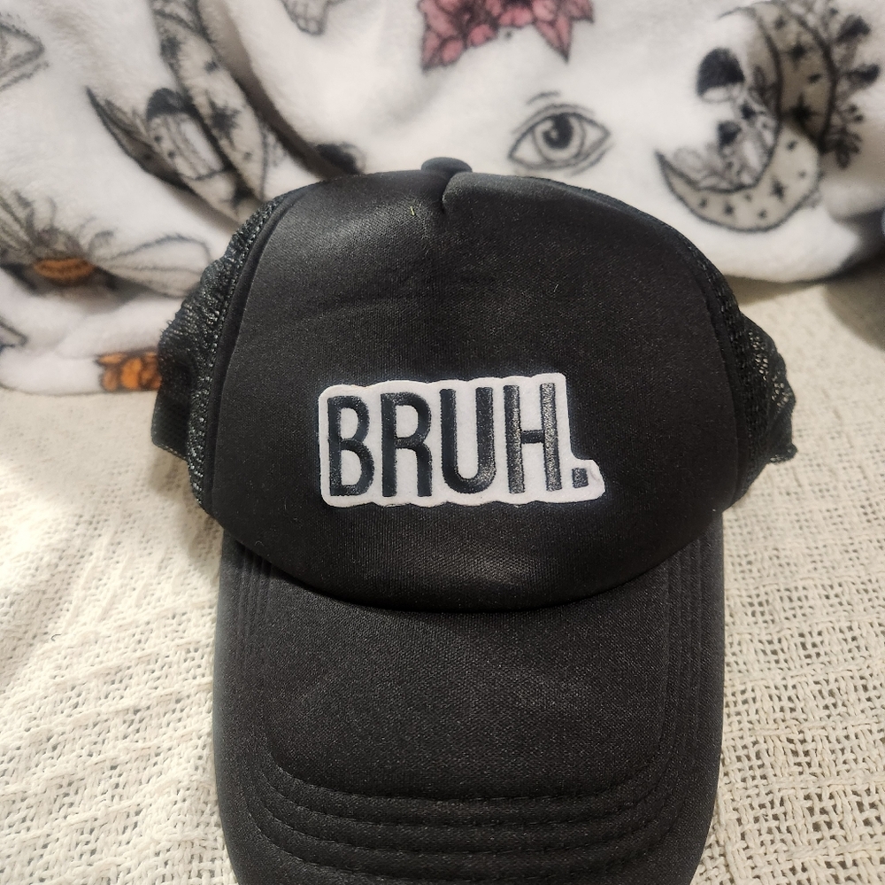 Handmade "Bruh" Trucker Hat